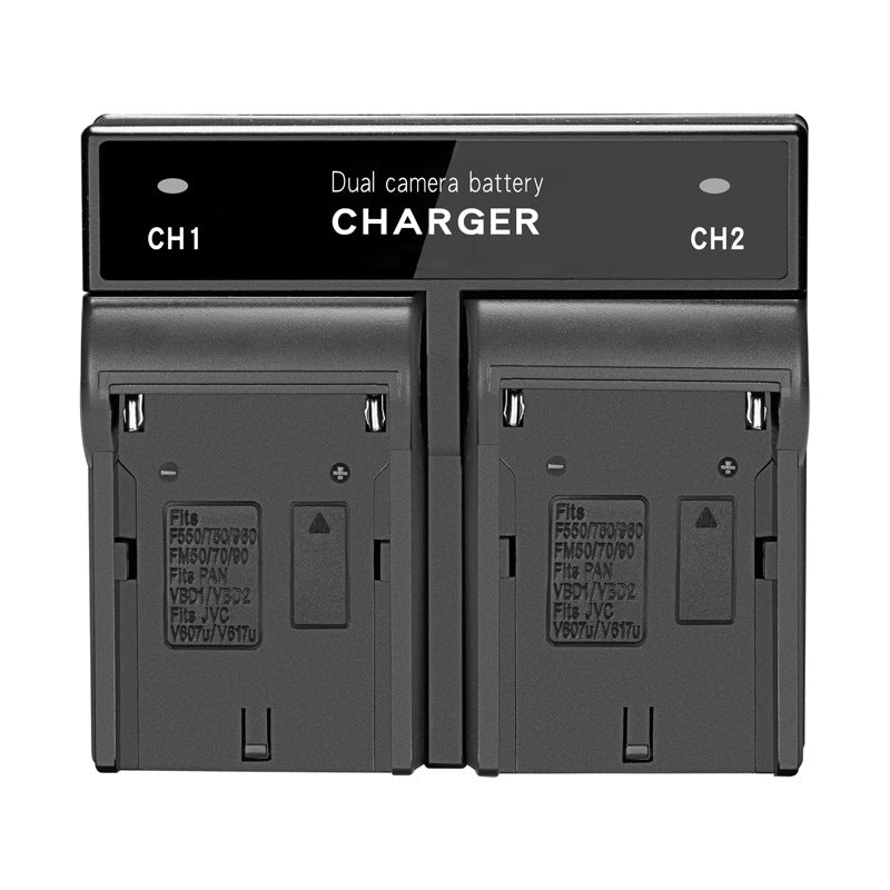 Dual Slots Camera Video Travel Charger