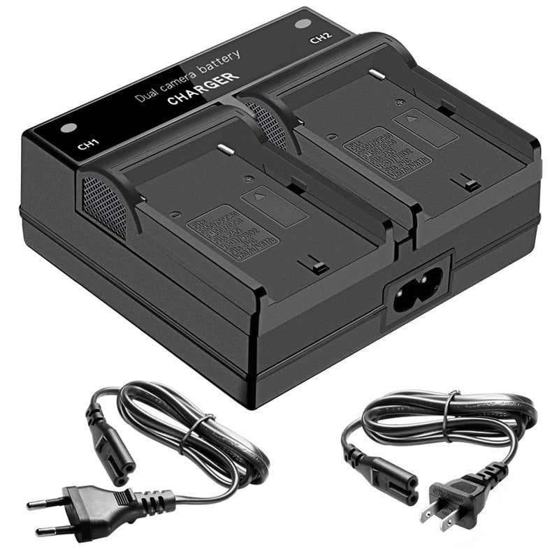 Dual  Slots Camera Video Travel Charger